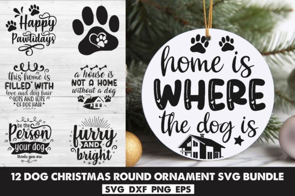 Christmas Ornament Svg Bundle