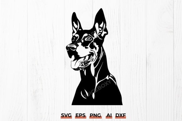 Doberman Pinscher SVG for Real Projects