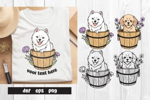 Dog in Bucket, Farm Svg Sublimation 3