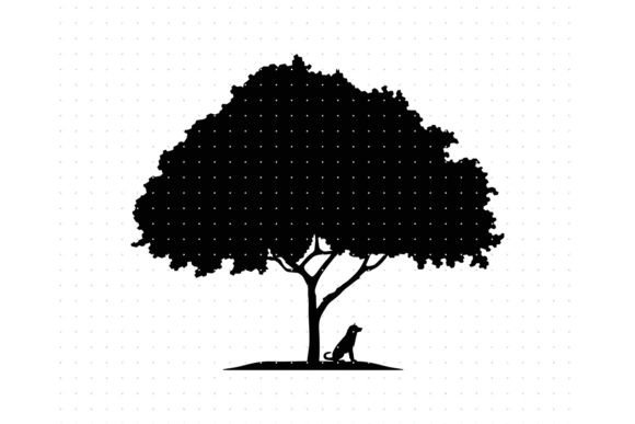 Embroidery Design Review: Dog Under a Tree SVG