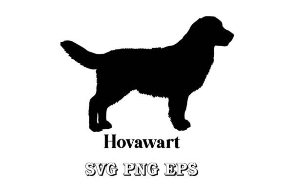 Hovawart Dog Silhouette Breed Vector